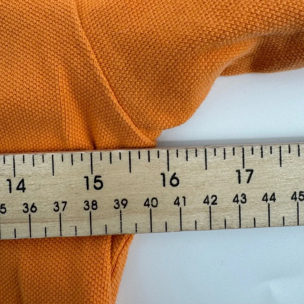 Polo Ralph Lauren Kids Medium 10 -12 Orange Short Sleeve Shirt Embroidered‎ Pony